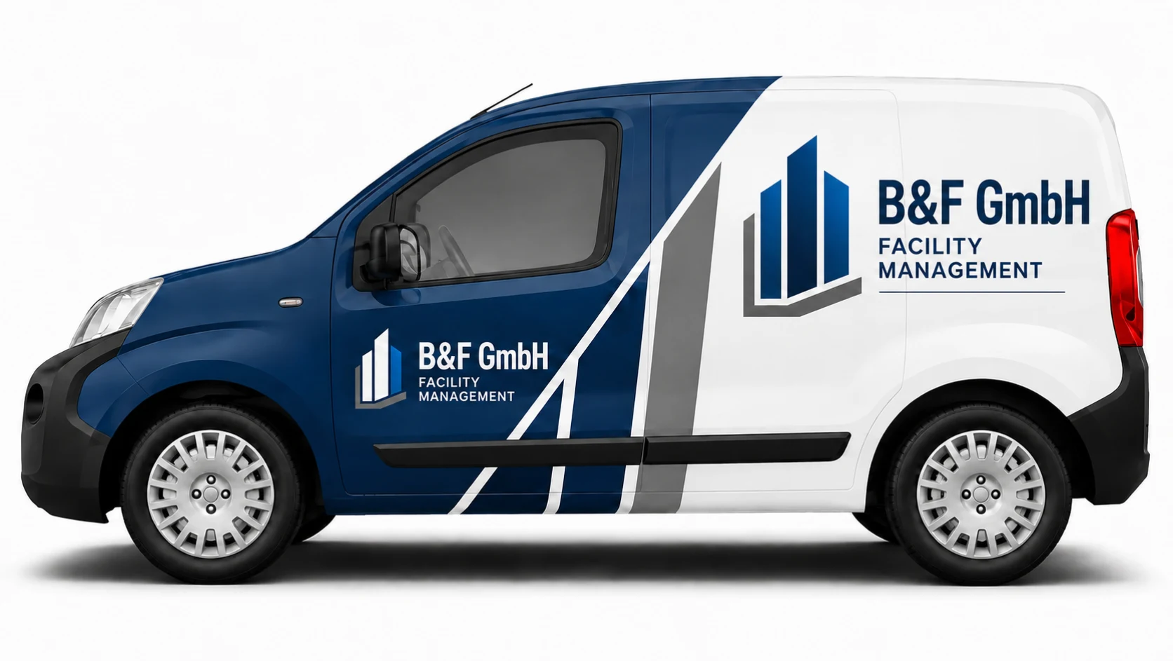 Servicefahrzeug von B&F Facility Management