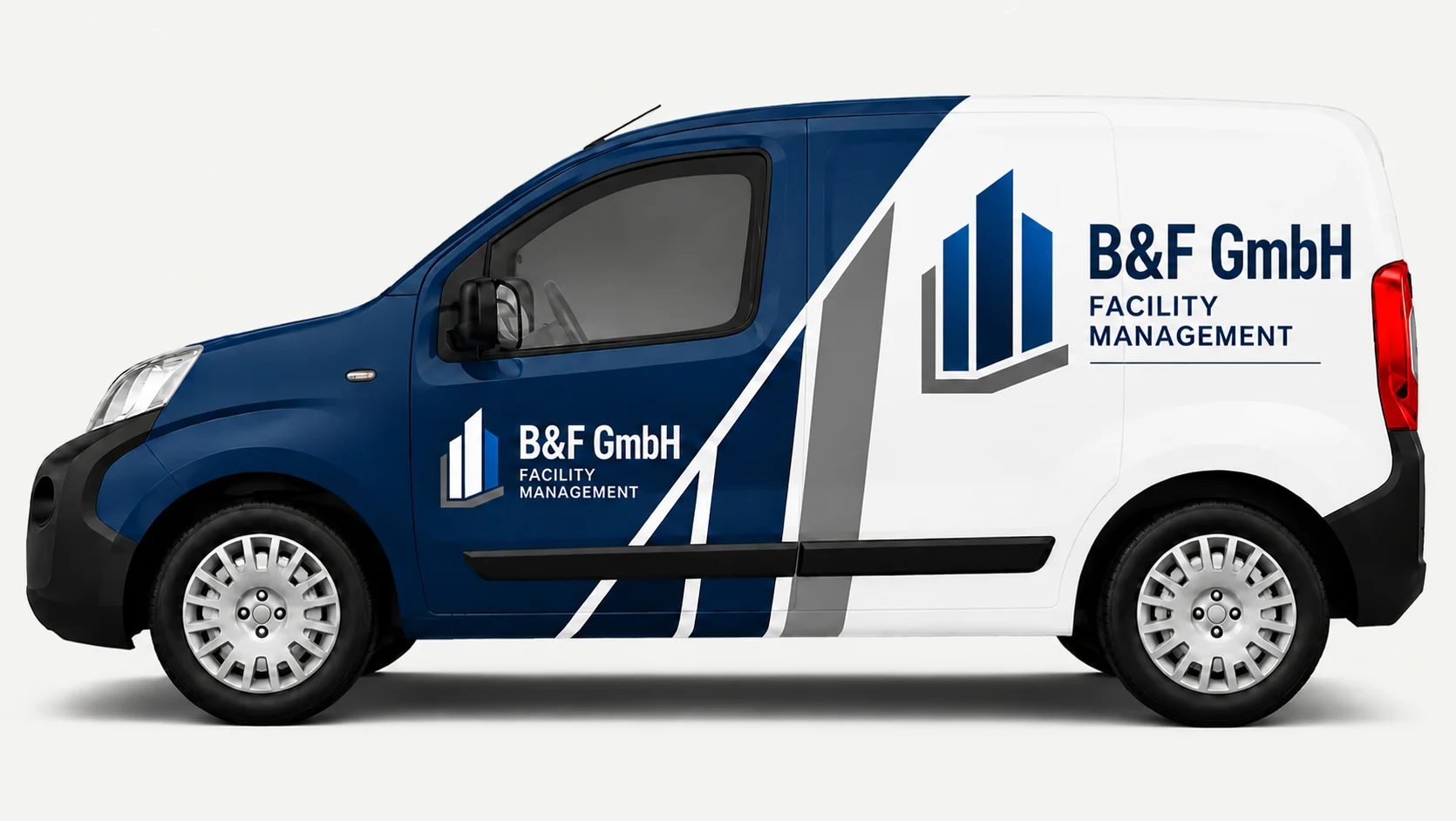 Servicefahrzeug von B&F Facility Management